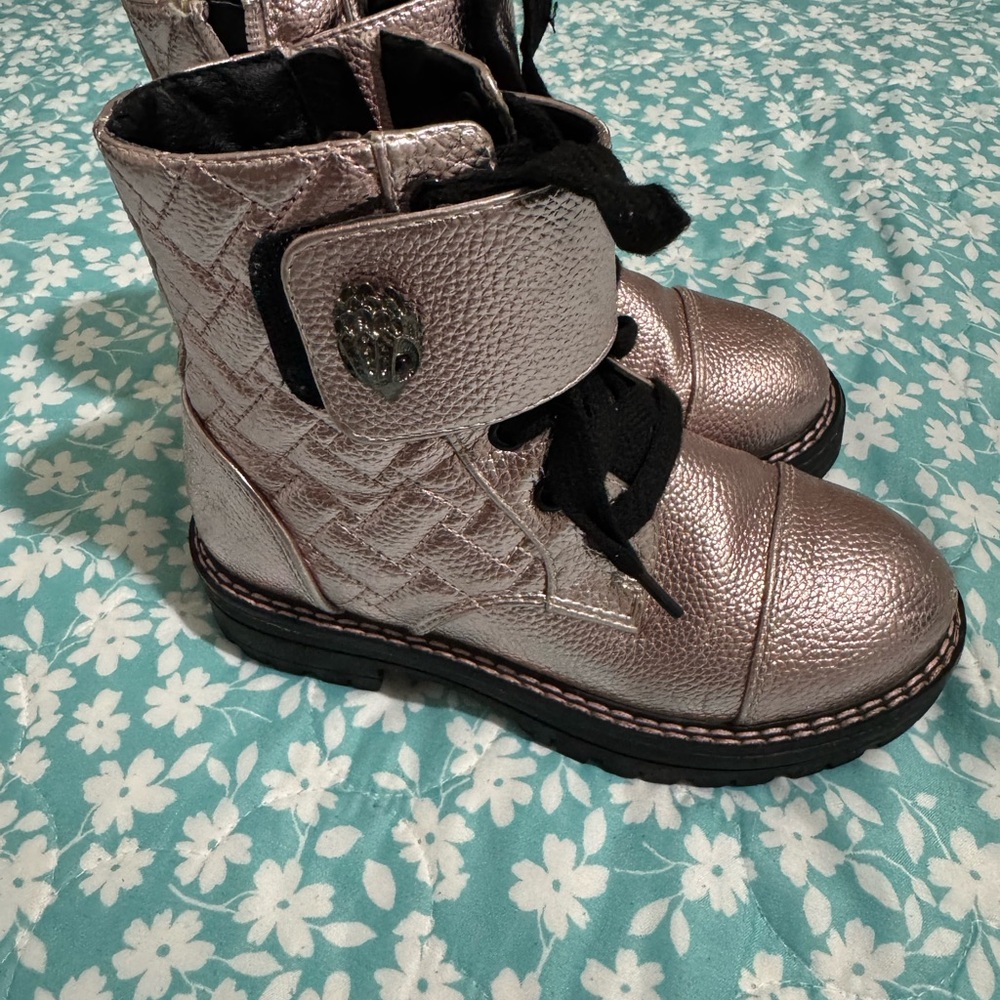 Kurt Geiger Kids Silver Boots